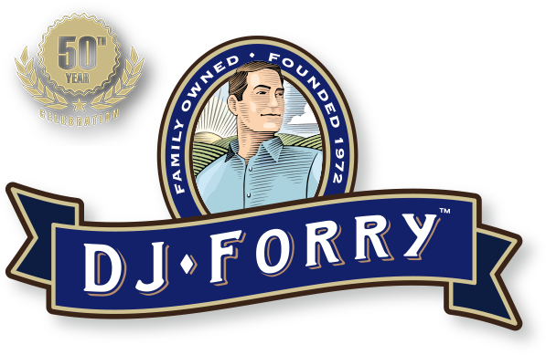 DJ Forry 50 years logo